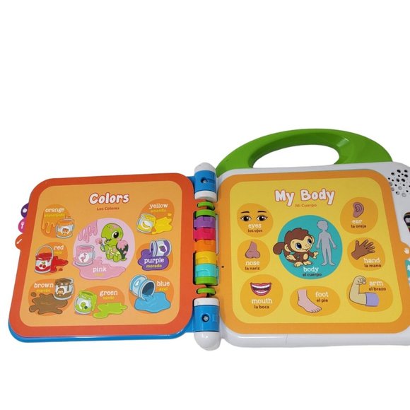 Leap Frog Learning Friends 100 Words Book Educational English Spanish Bilingual - Picture 6 of 8